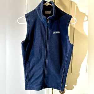Columbia Boys' Steens Mountain Fleece Vest Sz Medium
